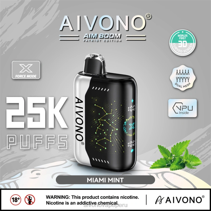 Aivono AIM BOOM 25000 menta de miami - 4286349 Aivono Vape Peru Aivono AIM BOOM 25000 menta de miami - 4286349 Aivono Vape Peru